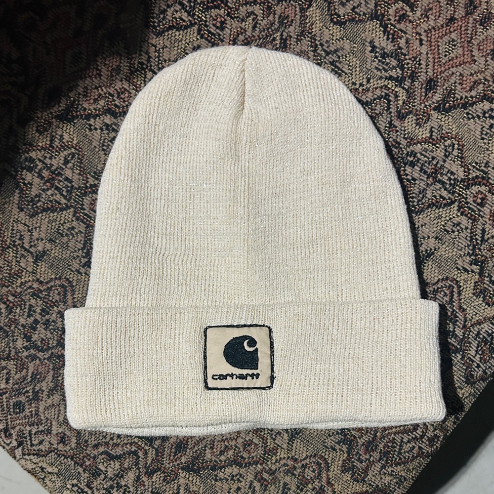 Carhartt Off-White Knit Beanie
